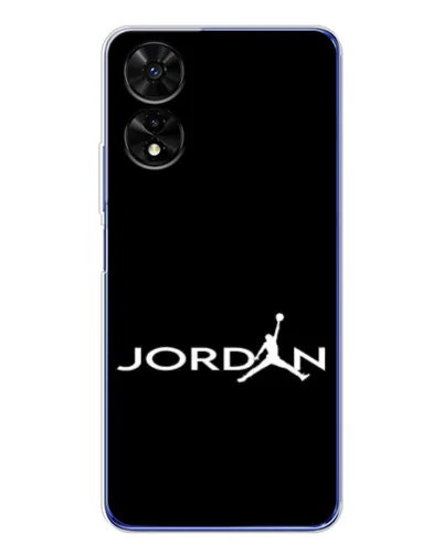 Чехол для TCL 505 с картинкой «Jordan White Logo»