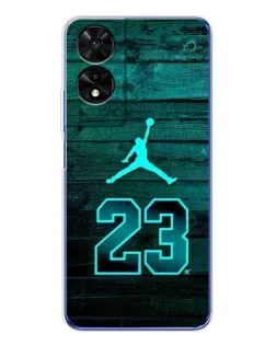 Чехол для TCL 505 с картинкой «Jordan Cyan 23»