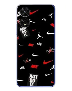 Чехол для TCL 505 с картинкой «Nike Mix Pattern»