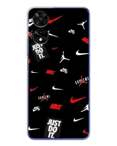 Чехол для TCL 505 с картинкой «Nike Mix Pattern»