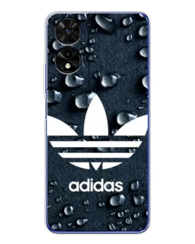Чехол для TCL 505 с картинкой «Adidas Trefoil Blue»