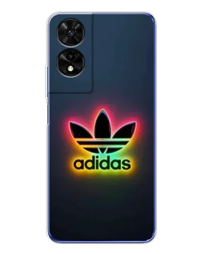 Чехол для TCL 505 с картинкой «Неоновый Adidas»