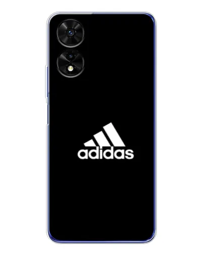 Чехол для TCL 505 с картинкой «Черная классика Adidas»