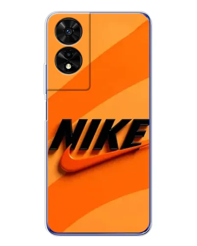 Чехол для TCL 505 с картинкой «Оранжевый драйв Nike»