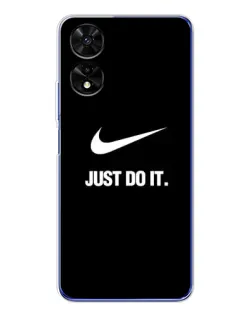 Чехол для TCL 505 с картинкой «Классический принт Nike»