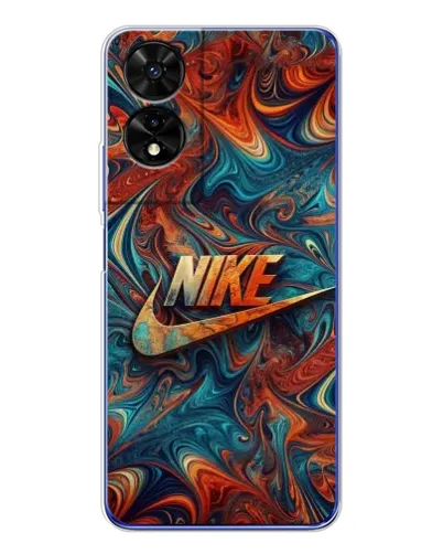 Чехол для TCL 505 с картинкой «Nike в абстракции»