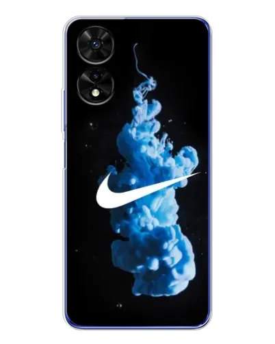 Чехол для TCL 505 с картинкой «Nike и синий дым»