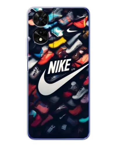 Чехол для TCL 505 с картинкой «Коллекция кроссовок Nike»