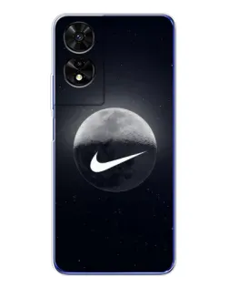 Чехол для TCL 505 с картинкой «Nike в стиле граффити»