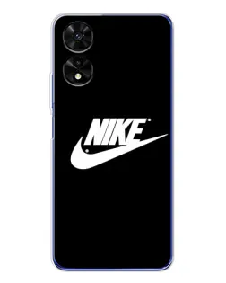 Чехол для TCL 505 с картинкой «Мазки краски Nike»