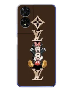 Чехол для TCL 505 с картинкой «LV и Микки Маус» Чехол для TCL 505 с картинкой «LV и Микки Маус»
