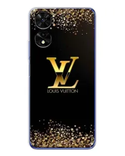 Чехол для TCL 505 с картинкой «LV — золотые искры» Чехол для TCL 505 с картинкой «LV — золотые искры»
