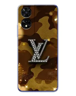 Чехол для TCL 505 с картинкой «Камуфляжный Louis Vuitton» Чехол для TCL 505 с картинкой «Камуфляжный Louis Vuitton»