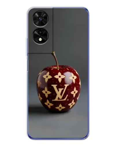 Чехол для TCL 505 с картинкой «Красное яблоко LV»