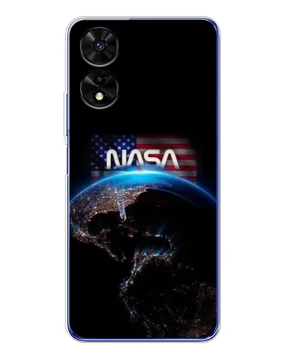 Чехол для TCL 505 с картинкой «Земля из космоса NASA»