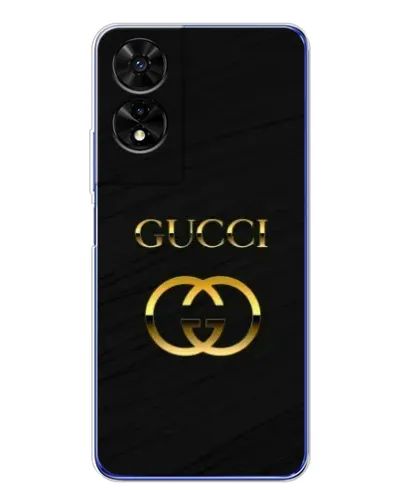 Чохол для TCL 505 з картинкою «Золотий логотип Gucci»