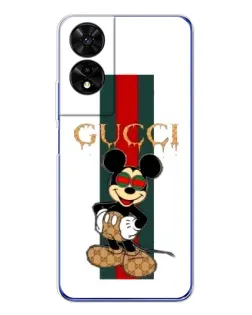 Чохол для TCL 505 з картинкою «Міккі Маус Gucci — смуги» Чохол для TCL 505 з картинкою «Міккі Маус Gucci — смуги»