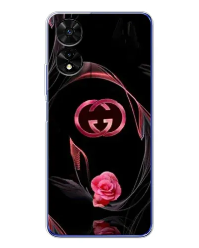 Чохол для TCL 505 з картинкою «Gucci — неонова троянда»