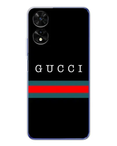 Чохол для TCL 505 з картинкою «Gucci — червоний пояс»