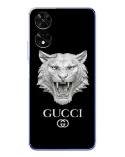 Чохол для TCL 505 з картинкою «Gucci — срібний лев» Чохол для TCL 505 з картинкою «Gucci — срібний лев»