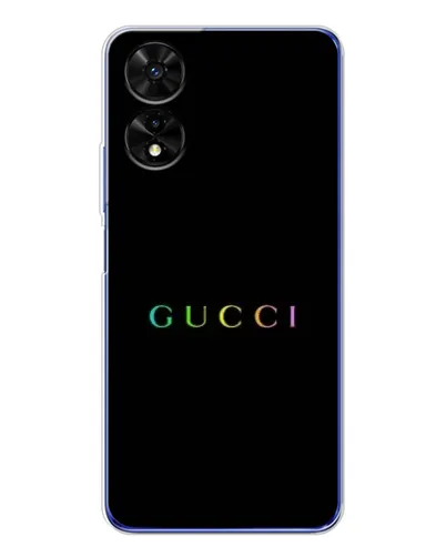 Чехол для TCL 505 с картинкой «Gucci — неоновый минимализм» Чехол для TCL 505 с картинкой «Gucci — неоновый минимализм»