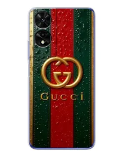 Чохол для TCL 505 з картинкою «Gucci — фірмова смуга та золото» Чохол для TCL 505 з картинкою «Gucci — фірмова смуга та золото»