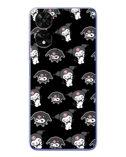 Чохол для TCL 505 з картинкою «Чорний паттерн Kuromi» Чохол для TCL 505 з картинкою «Чорний паттерн Kuromi»