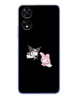 Чохол для TCL 505 з картинкою «My Melody та Kuromi»
