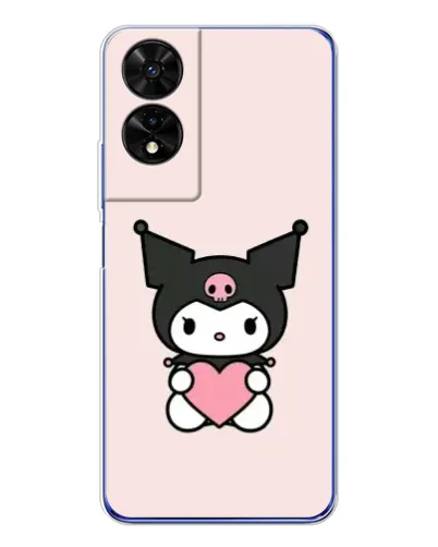 Чохол для TCL 505 з картинкою «Kuromi та серце» Чохол для TCL 505 з картинкою «Kuromi та серце»