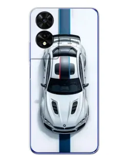 Чехол для TCL 505 с картинкой «Вид сверху — BMW M»