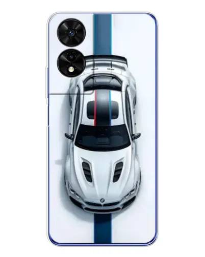 Чехол для TCL 505 с картинкой «Вид сверху — BMW M»