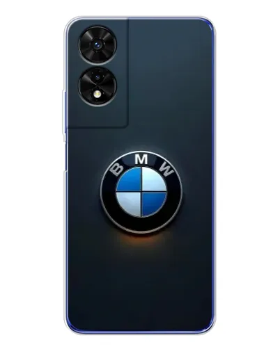 Чехол для TCL 505 с картинкой «Логотип BMW — минимализм»