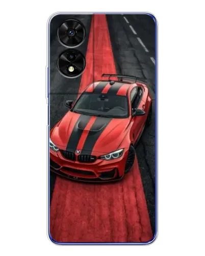 Чехол для TCL 505 с картинкой «BMW на красной дорожке»