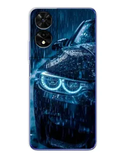 Чехол для TCL 505 с картинкой «BMW под дождем»