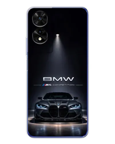 Чехол для TCL 505 с картинкой «BMW сквозь ночной город» Чехол для TCL 505 с картинкой «BMW сквозь ночной город»