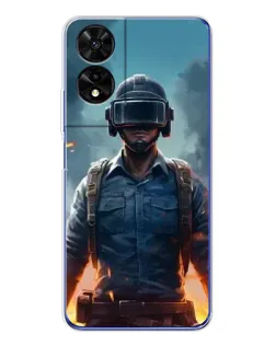 Чохол для TCL 505 з картинкою «PUBG — реалістичний герой»