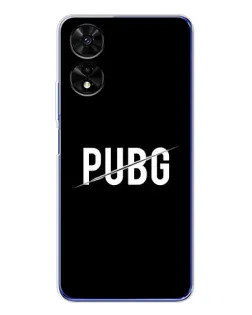 Чохол для TCL 505 з картинкою «PUBG — білий логотип»