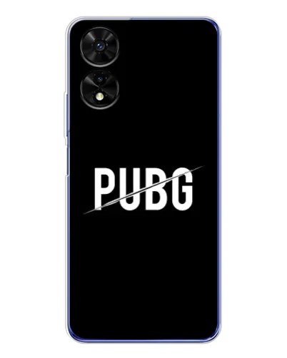 Чохол для TCL 505 з картинкою «PUBG — білий логотип» Чохол для TCL 505 з картинкою «PUBG — білий логотип»