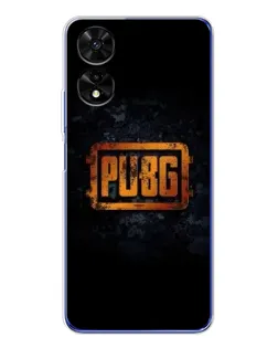 Чохол для TCL 505 з картинкою «PUBG — золотий логотип»