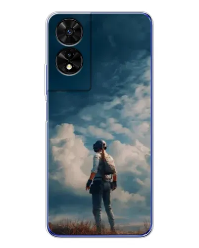 Чохол для TCL 505 з картинкою «Герой PUBG на скелі» Чохол для TCL 505 з картинкою «Герой PUBG на скелі»