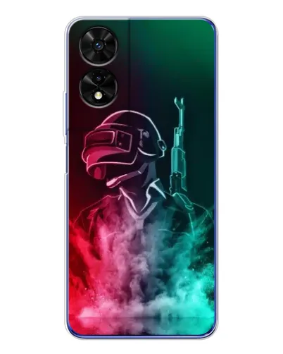 Чохол для TCL 505 з картинкою «PUBG — вогняний воїн» Чохол для TCL 505 з картинкою «PUBG — вогняний воїн»