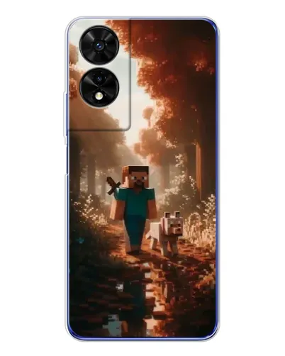 Чохол для TCL 505 з картинкою «Стів у лісі» Чохол для TCL 505 з картинкою «Стів у лісі»