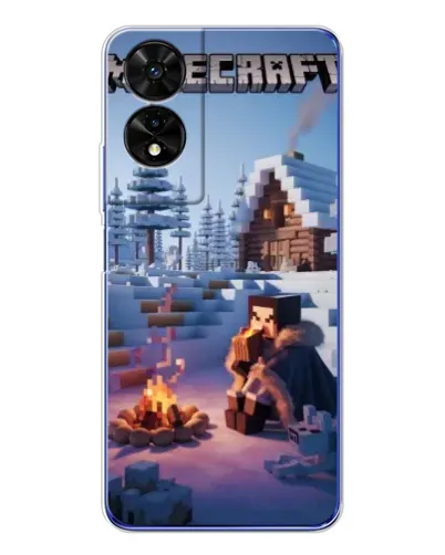 Чохол для TCL 505 з картинкою «Зимовий Minecraft» Чохол для TCL 505 з картинкою «Зимовий Minecraft»