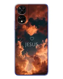Чехол для TCL 505 с картинкой «Сияние Имени Jesus»