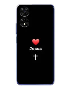 Чехол для TCL 505 с картинкой «Сердце - Jesus»