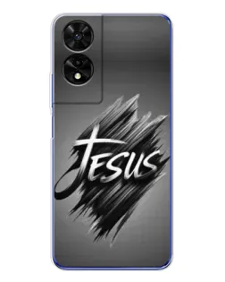 Чохол для TCL 505 з картинкою «Напис Jesus Graffiti»
