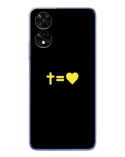 Чохол для TCL 505 з картинкою «Серце та Хрест» Чохол для TCL 505 з картинкою «Серце та Хрест»
