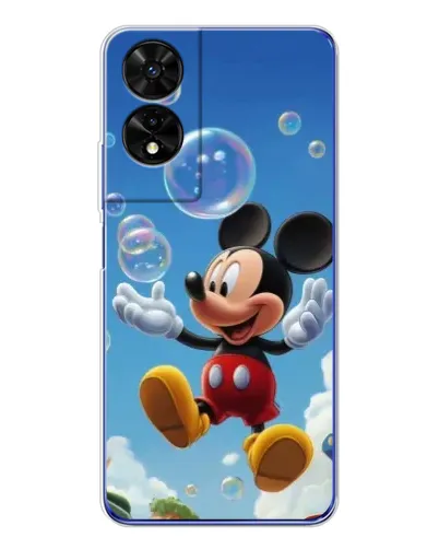 Чехол для TCL 505 с картинкой «Mickey и мыльные пузыри»