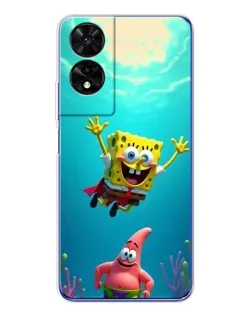 Чехол для TCL 505 с картинкой «Спанч Боб под водой» Чехол для TCL 505 с картинкой «Спанч Боб под водой»