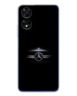 Чехол для TCL 505 с картинкой «Mercedes — абстрактные линии»
